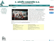 Tablet Screenshot of adolfocasaretto.com
